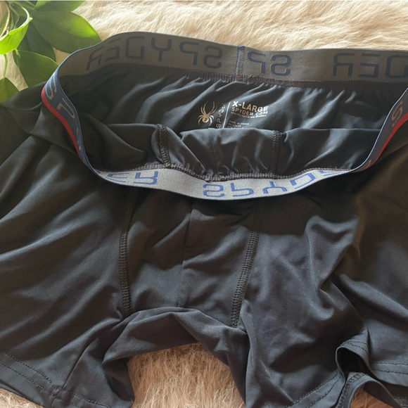 Calvin Klein and Spyder Boxer Briefs in Black, Blue, and White (bundle 4) - Picture 3 of 6